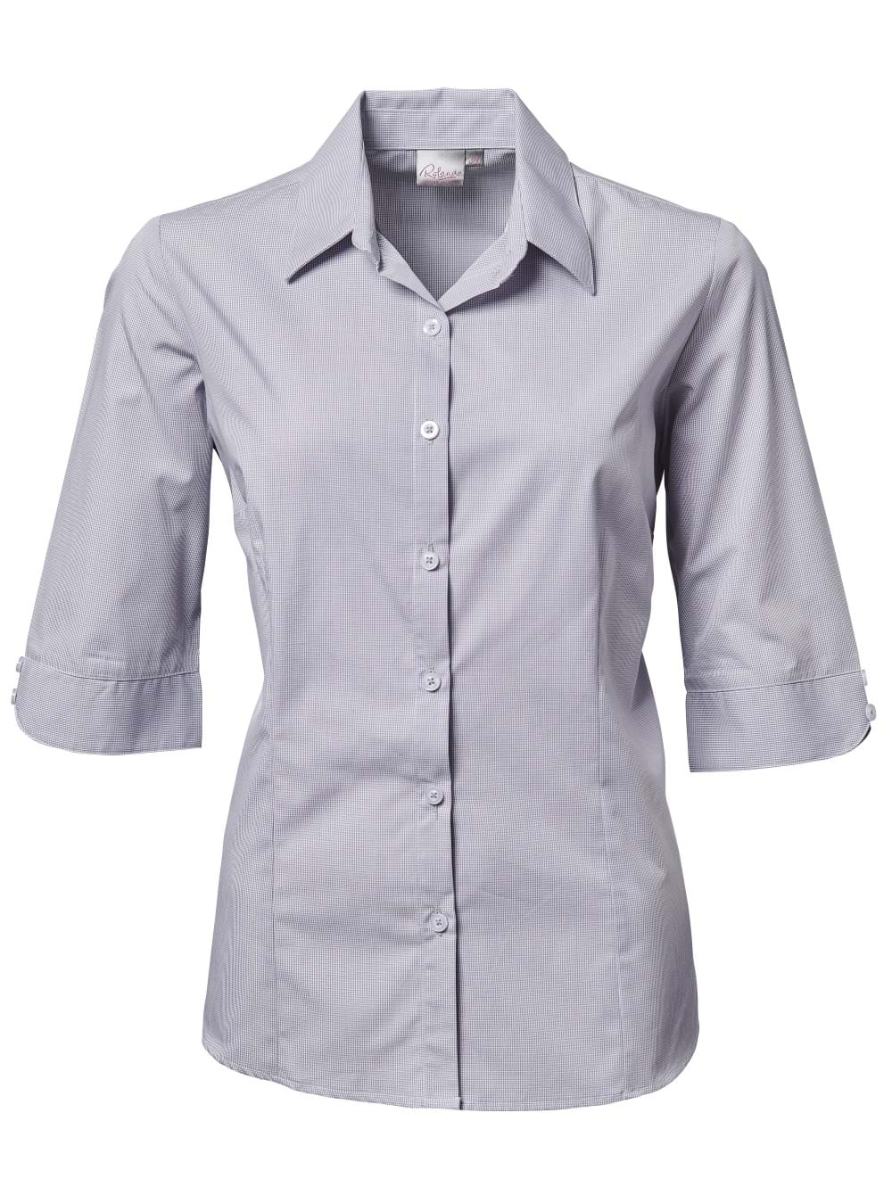 Ladies Windsor K236 3/4 Blouse - Grey
