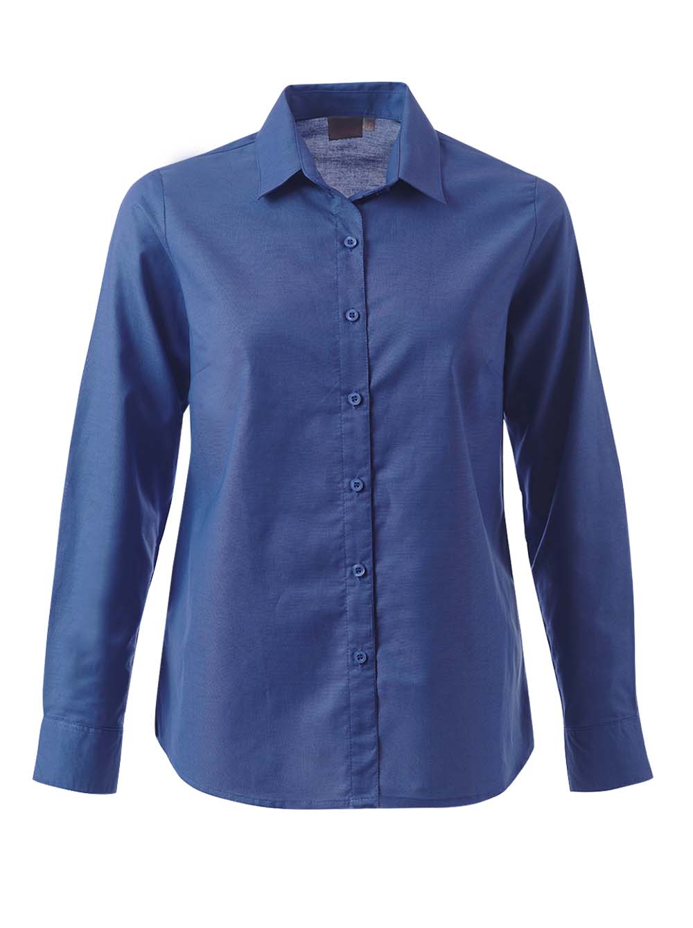 Ladies Tate Oxford K373 L/S Blouse - Airforce