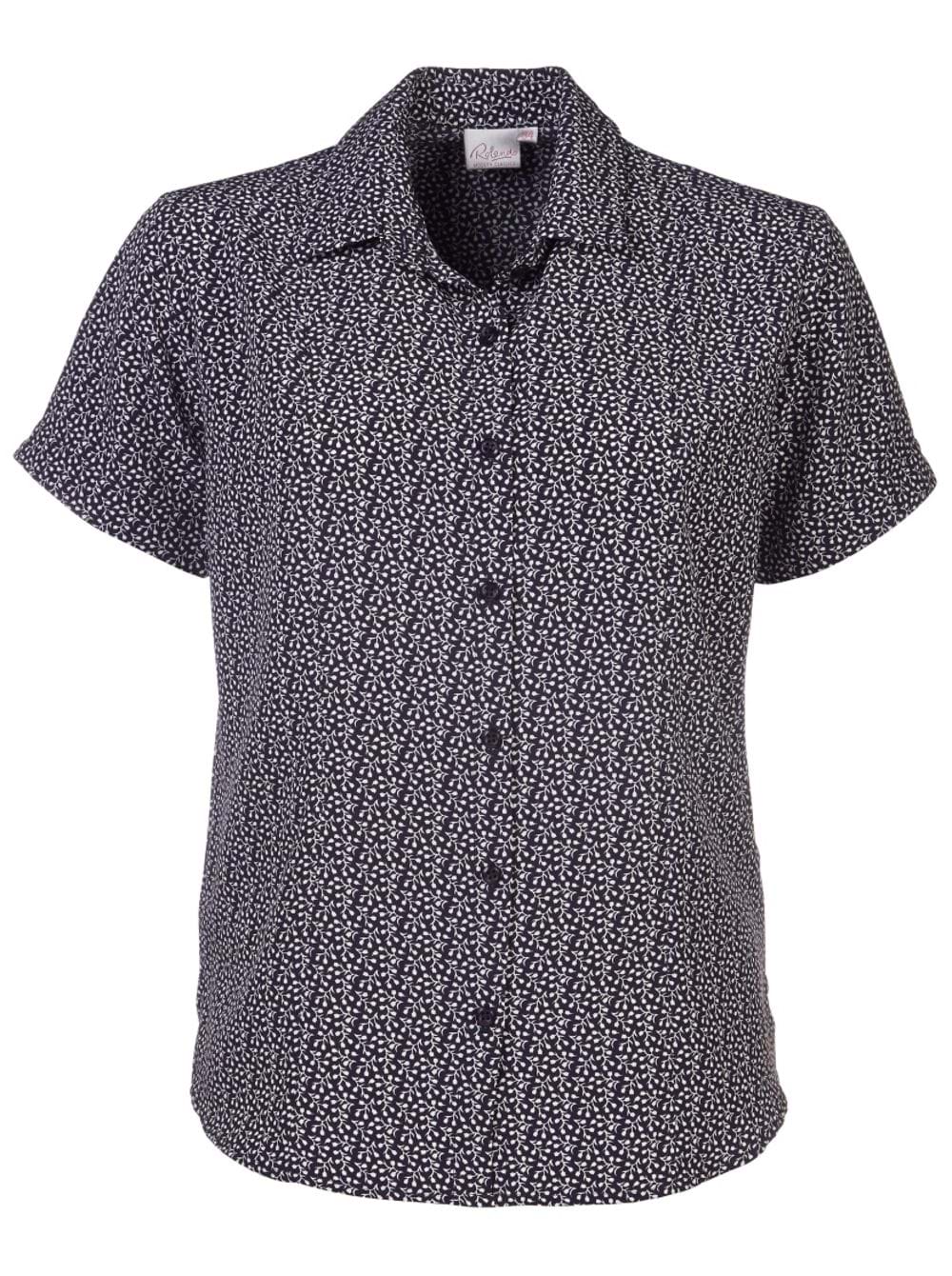 Zoe K221 S/S Blouse - Navy