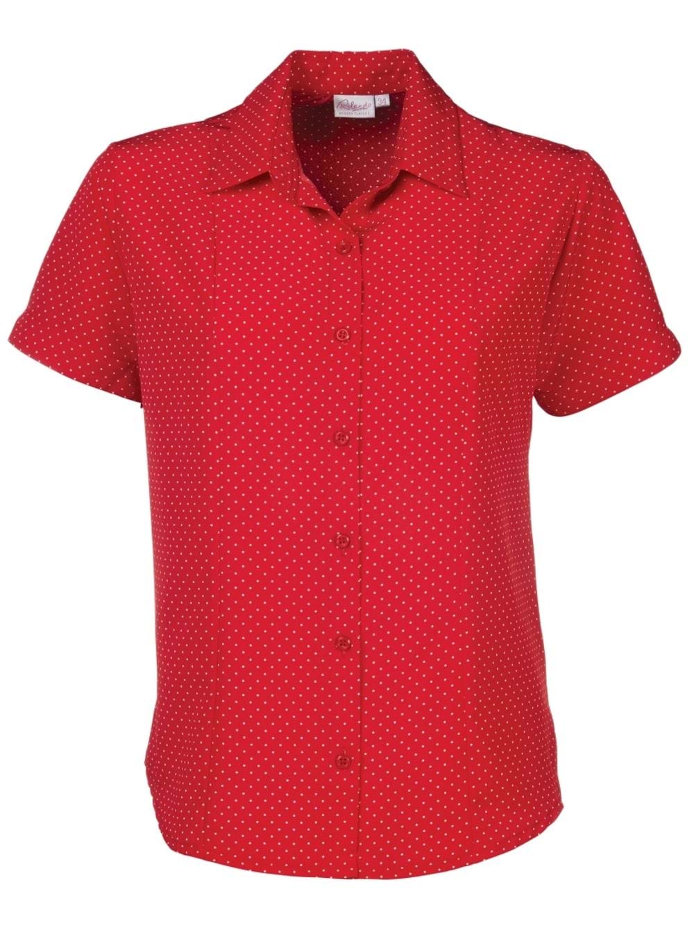 Zoe K222 S/S Blouse - Red