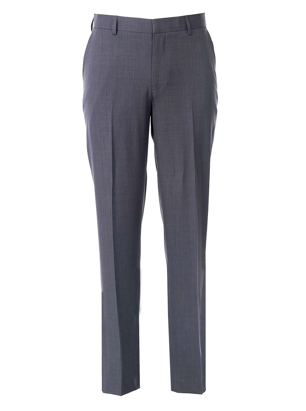 Bruno Flat Front Trouser - Charcoal