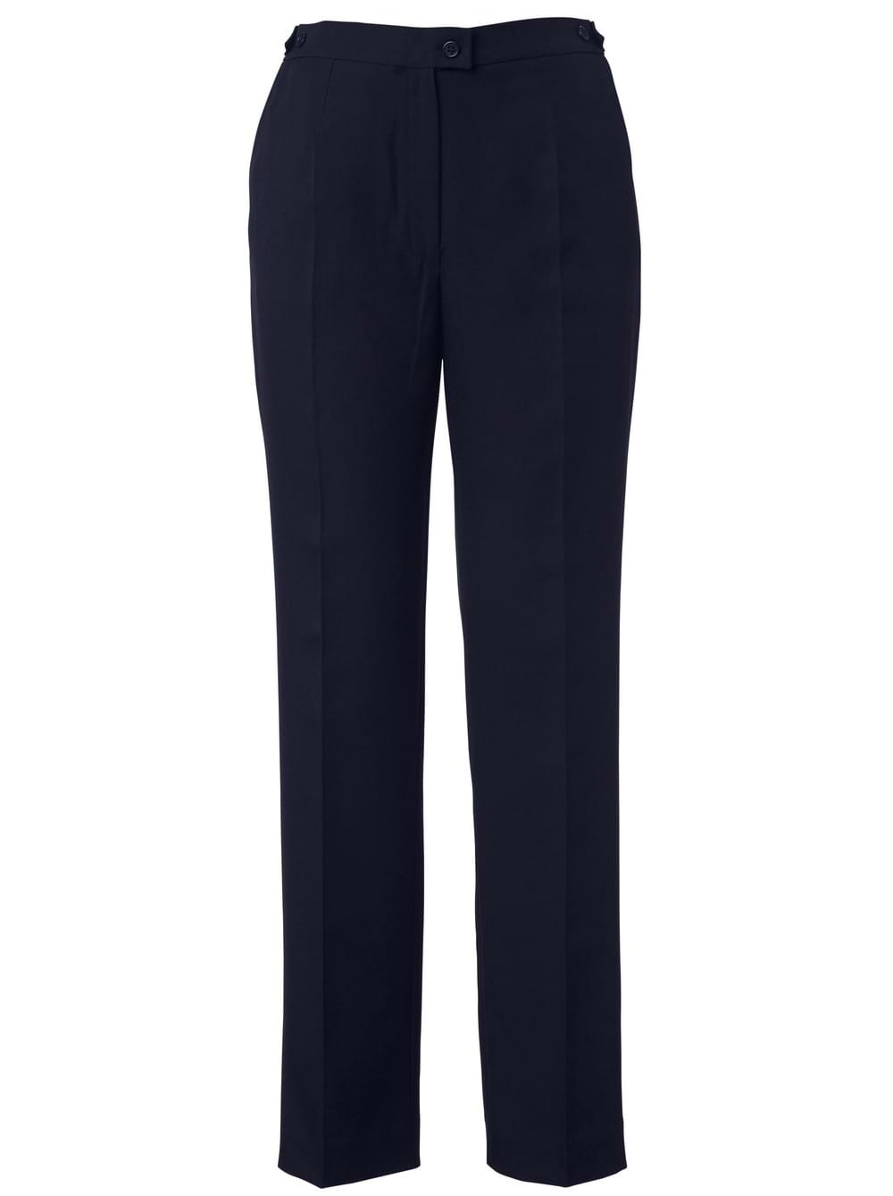 Ladies Dinah Elasticated Slacks - Fabric 869 Navy