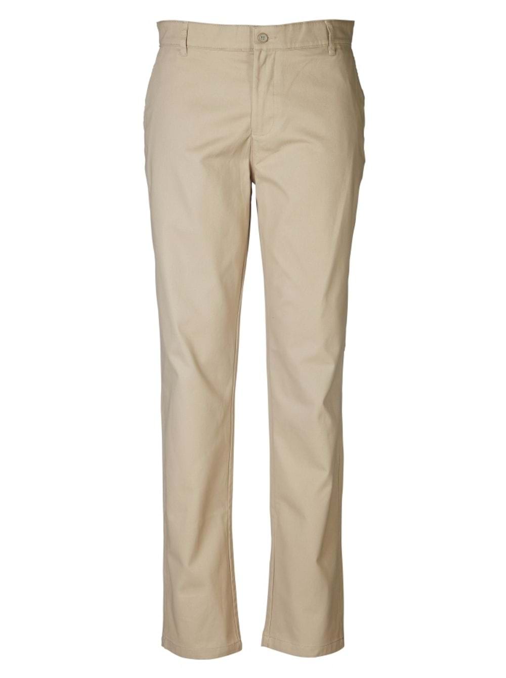Nathan Chino Flat front - Khaki