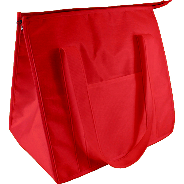 Albus Tote Cooler with 1 col print + pocket - Image 2