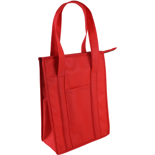 Flurry Tote Cooler with 1 col print + pocket - Image 4