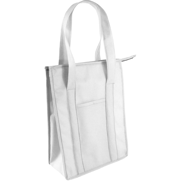 Flurry Tote Cooler with 1 col print + pocket - Image 6