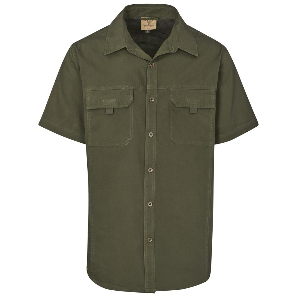 Mens Short Sleeve Mawenzi Twill Shirt - Image 3