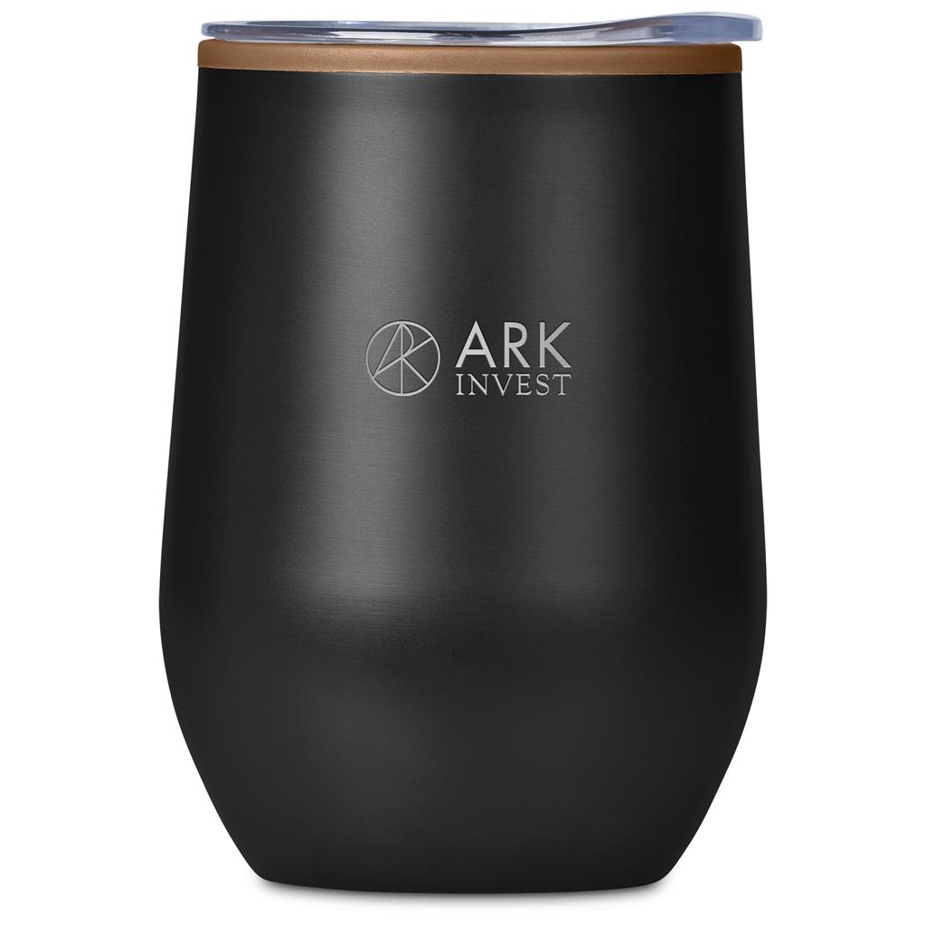 Serendipio Ovolo Stainless Steel & Plastic Double-Wall Tumbler – 350ml - Image 3
