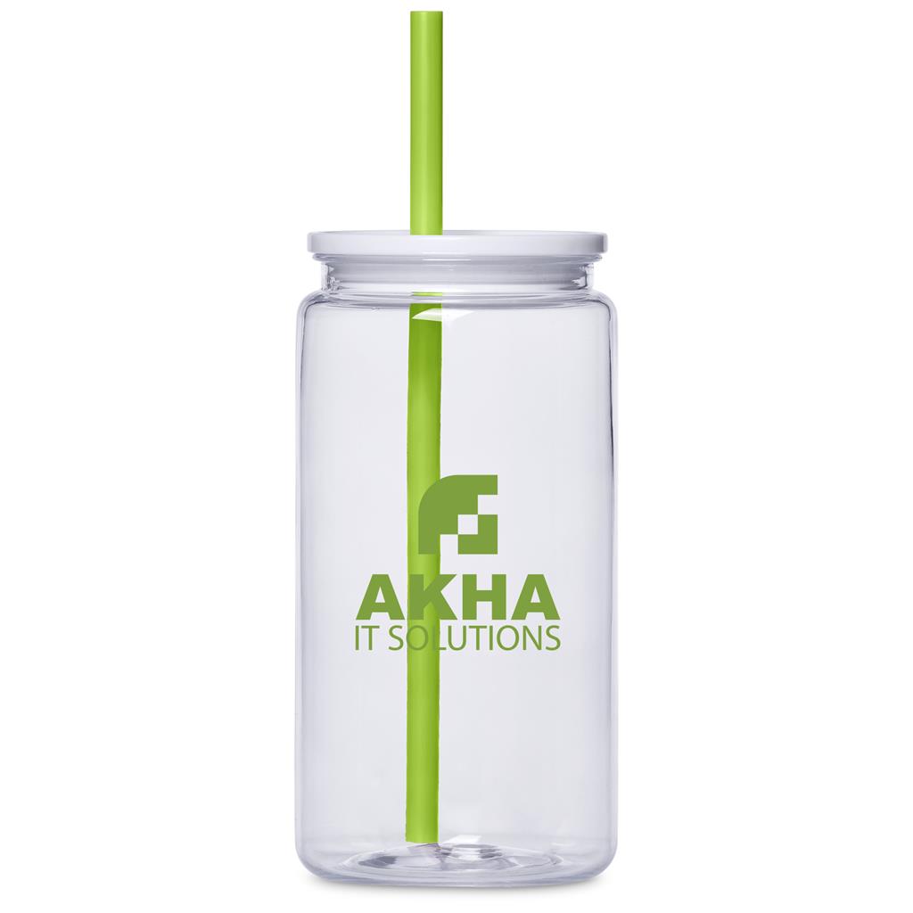 Altitude Mina Plastic Tumbler and Straw - 550ml