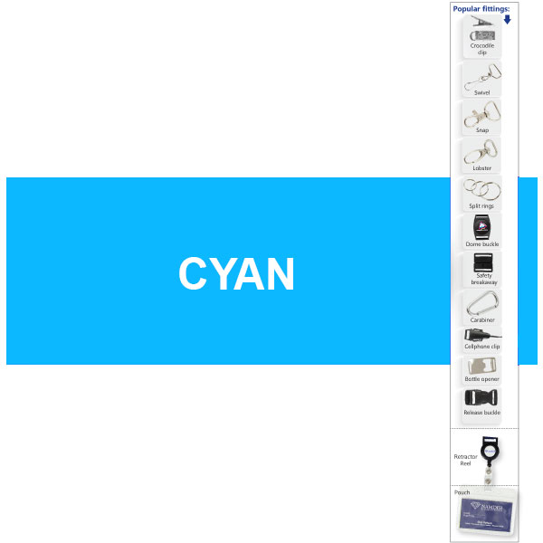 20mm Polytape Lanyard with 1 col + Swivel croc - Image 11