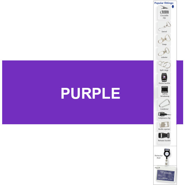 20mm Polytape Lanyard with 1 col + Swivel croc - Image 6