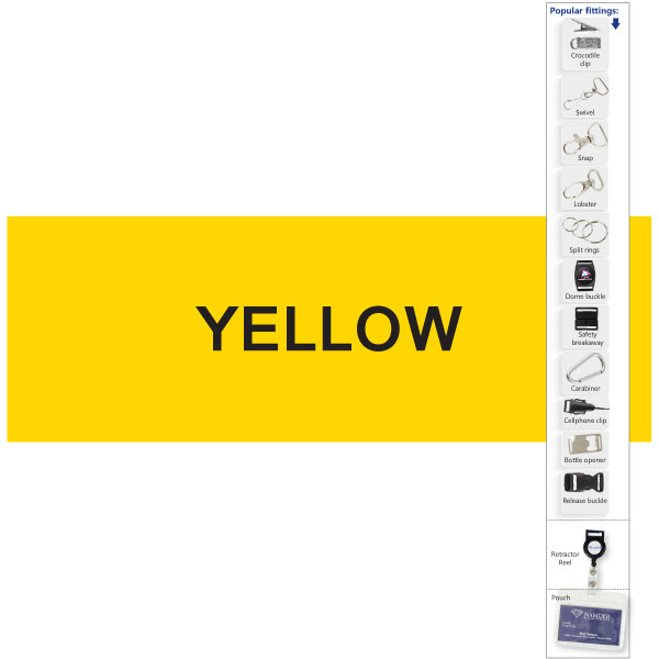 20mm Polytape Lanyard with 1 col + Swivel croc - Image 8
