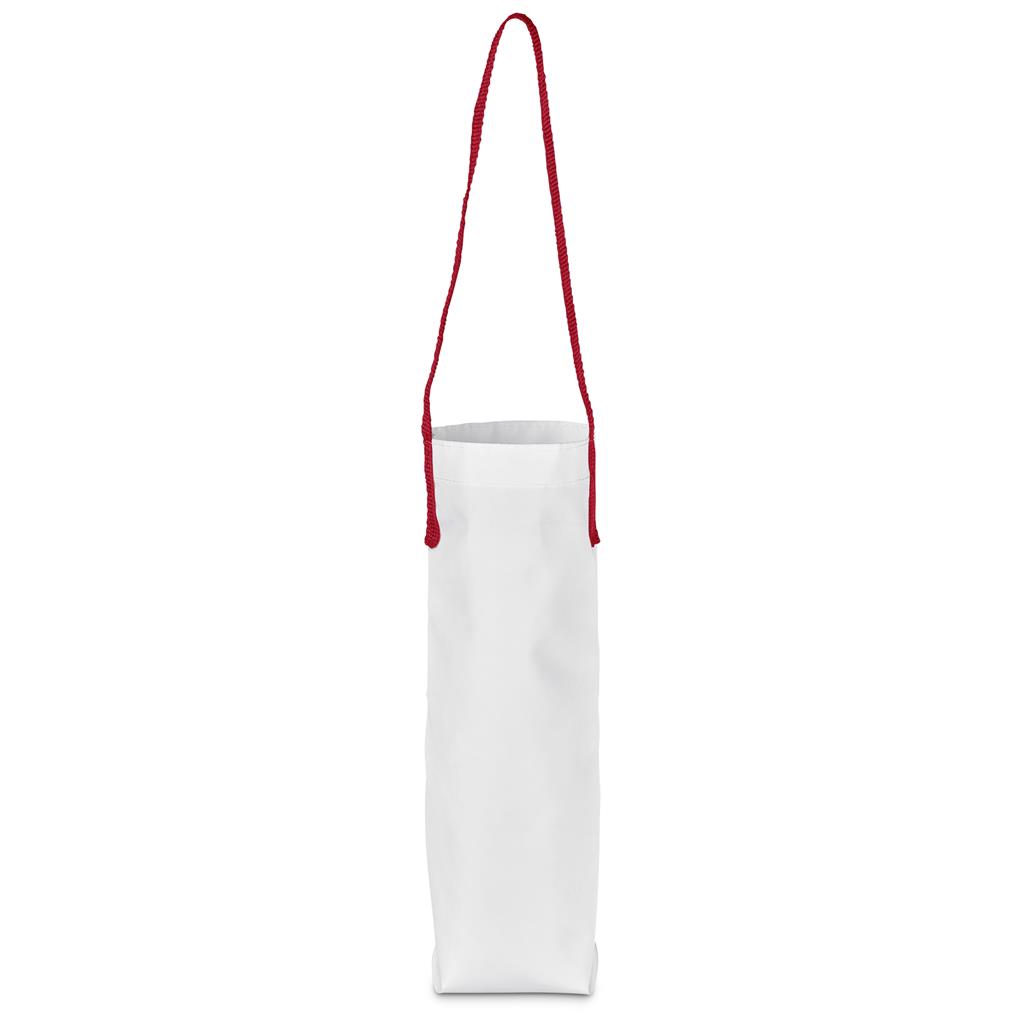 Pre-Production Sample Hoppla Cellaro Polyester Wine Bottle Gift Bag - Image 4