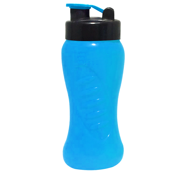 Curves 500ml water bottle with 1 col - Flip top - Image 8