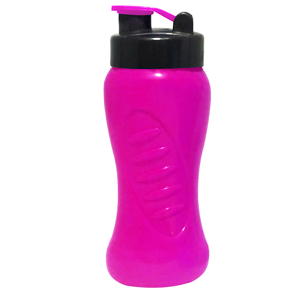 Curves 500ml water bottle with 1 col - Flip top - Image 9