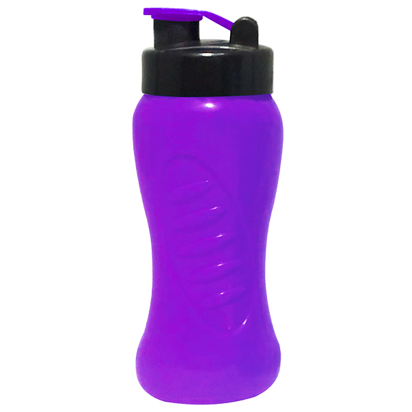 Curves 500ml water bottle with 1 col - Flip top - Image 10