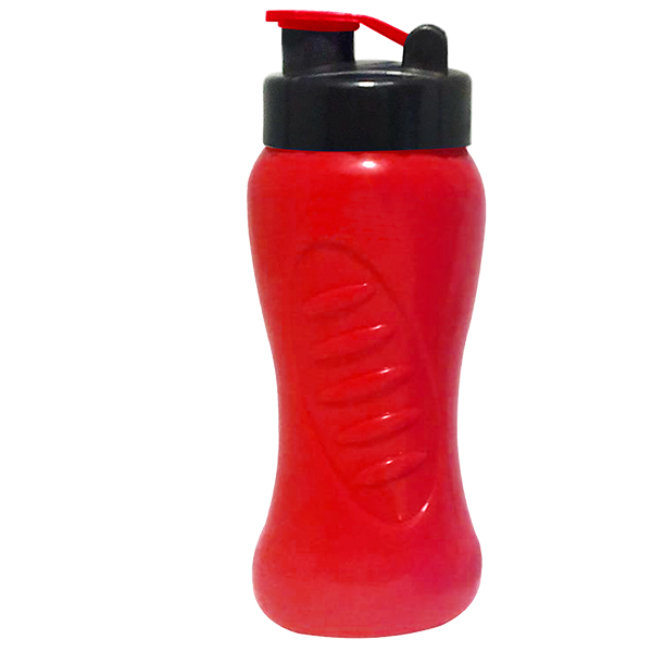 Curves 500ml water bottle with 1 col - Flip top - Image 11