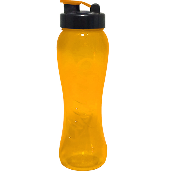 Transparent Curve 750ml water bottle 1col-Flip top - Image 7