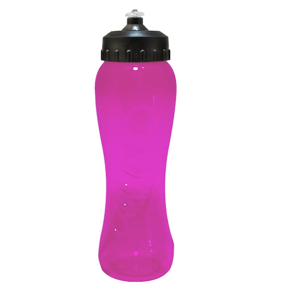 Transparent Curves 750ml water bottle 1col-Reg top - Image 2