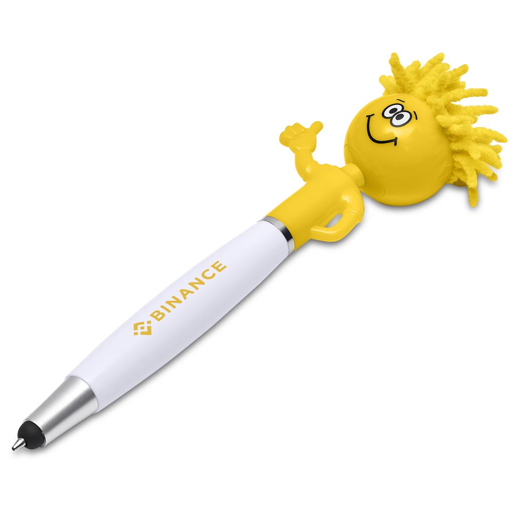Altitude Moptopper Thumbs-Up Stylus Ball Pen & Screen Cleaner - Image 7